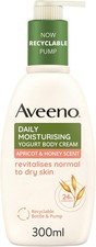 Aveeno Daily Moisturising Yogurt Body Cream, Apricot & Honey Scent, With Nouris