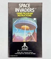 MANUAL ONLY Space Invaders Atari 2600 Vintage...