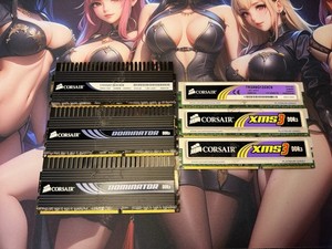 Corsair Dominator DDR3 2048MB RAM 2GB AND CORSAIR XMS3 TR3X6G1600C9 2GB DDR3 X 3