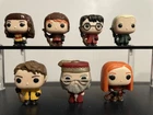 KINDER JOY  Harry Potter Quidditch 2024 Mini Funko Pop Figures Lot of 7