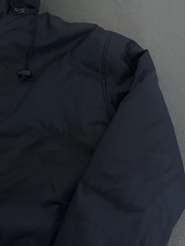 Tiger Collection Navy Blue Insulated Hooded Jacket Size L Nylons With Flaws image 2
