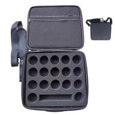 Pool Ball Case Padded Billiard Carrying Bag Travel Storage Box Handle Black