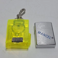 Zippo Lighter with Cover MANCEL Used Smoking Supplies Accessories