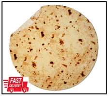 80 inch Tortilla Blanket for Adults, Double Sided Round Tortilla Throw