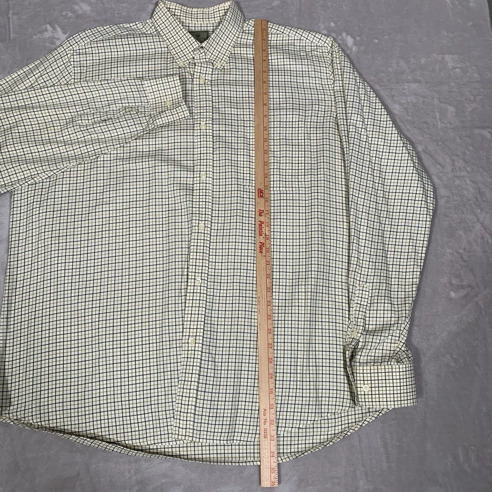 Camisa Beretta Para Hombre 3XL XXXL Cuadros Cuadros Botones Manga Larga 100% Algodón Foto 3 de 4