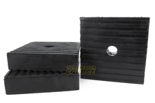 4x4x1 Anti Vibration Noise Reducing Pad Heavy Duty Rubber Washing Machine 3 Pack