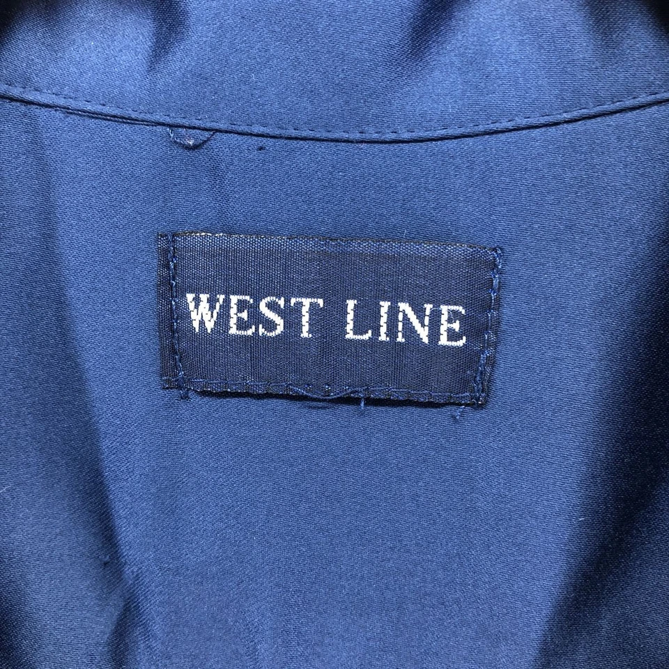 Vintage WEST LINE short-sleeved open-collar Mexican/Cuban box shirt size L (... - Image 3 of 4