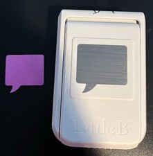 Little B Craft Punch Word Box Journaling Tag Scrapbooking Crafts Card Making