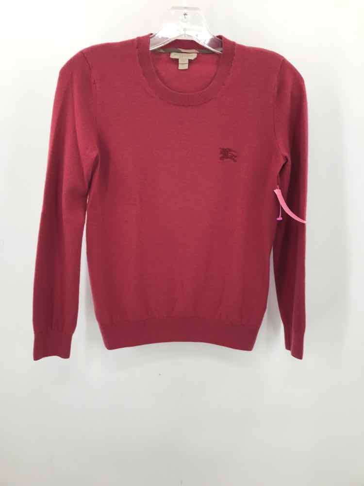 Pre-Owned Burberry Brit Red Size XS Cashmere Sweater