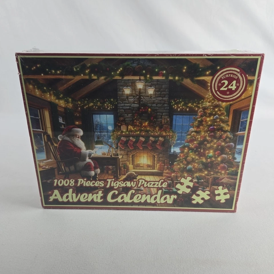 Advent Calendar 2024 Holiday Christmas Tree Advent Puzzle 1008 Pieces Surprise - Image 2 of 4