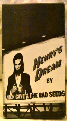 NICK CAVE AND THE BAD SEEDES - HENRY'S DREAM A VIDEO HISTORY - PROMO VHS - MINT