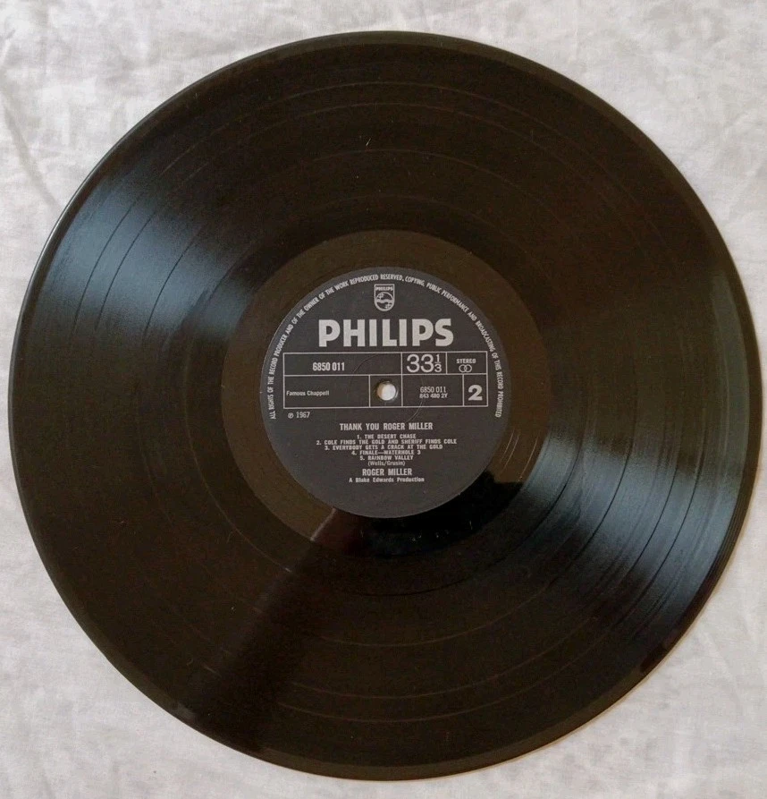 Roger Miller-Thank You Roger Miller Vinyl LP Album.1967 Philips 6850 011. - Image 4 of 4