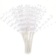 60 PCS Pearl Sticks for Flower Bouquet Pearl String, String of Pearls Bouquet Ac