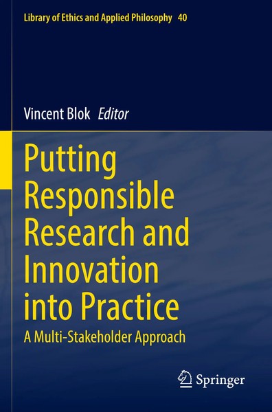 Vincent Blok | Putting Responsible Research And Innovation Into Practice | Buch-image