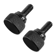 Black Seat Bolt Screw Stainless Steel Quick Install 1/4"-20 Compatible black