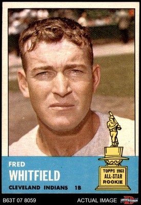 1963 Topps #211 Fred Whitfield Indians ASR 7 - NM