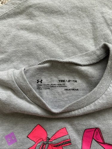 Girls Under ARMOUR T Shirt Size S - Picture 2 of 3