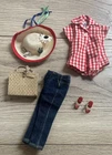 Vintage Barbie Picnic Set #967 A/C Missing Fish