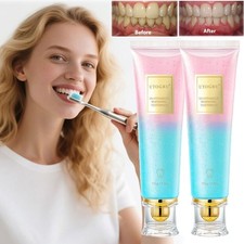 2Pcs Niacinamide Whitening Toothpaste Nicotinamide Dazzle White Toothpaste 100g
