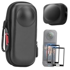 X5 Carrying Case for Insta360,Small EVA Camera Case  Silicone Lens Cap  2