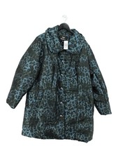 Dennis By Dennis Basso Damen Mantel XXXL Blau Nylon mit Polyester Puffer Jacke