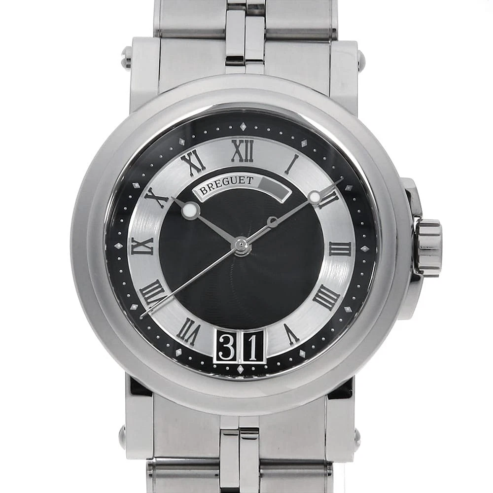 Breguet — Breguet Marine II large date 5817ST/92/SV0 second hand mens