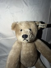 Antique Steiff Teddy Bear Rare Signed Big Hump 1983 Medium Mohair EAN 0150/32