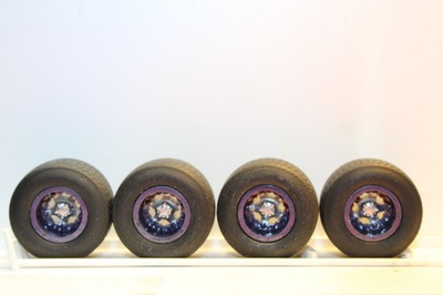 #ad 1 25 scale resin model car dirt track tires w 34 $19.99