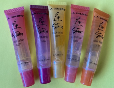 #ad #ad L.A. Colors Lip Stain Color Tinting Gloss Lot Of 5 New Gift Fruit Flavors $14.95