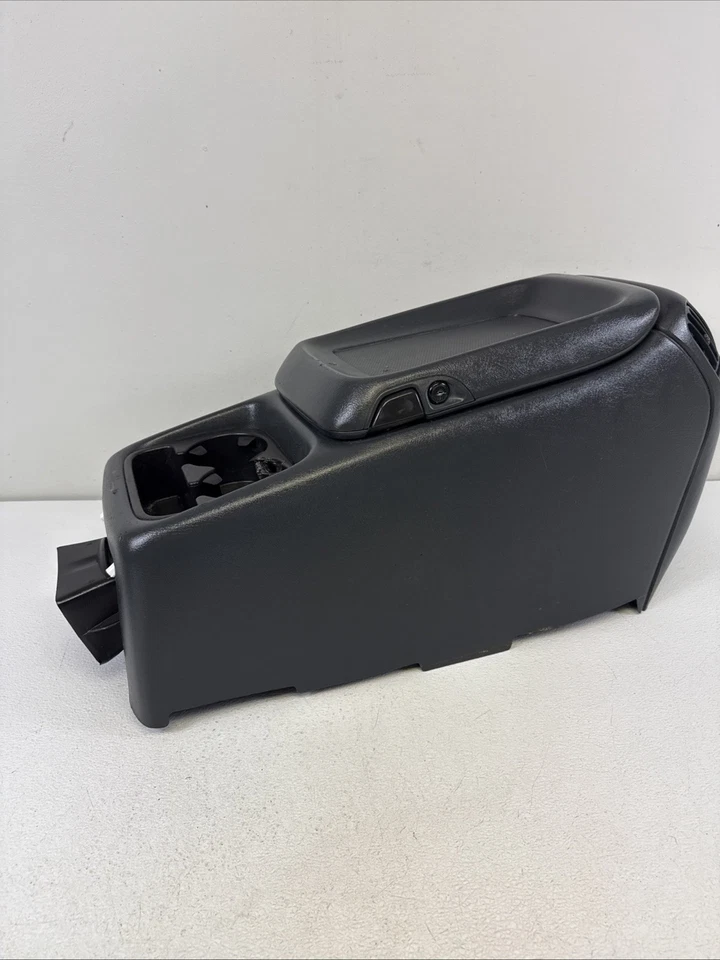 Consola central para camioneta Chevy Silverado GMC 99-02 con portavasos OEM DK gris LEER Foto 2 de 4