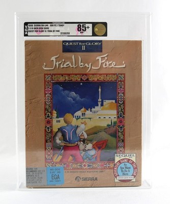 VGA 85+ SEALED 1990 Quest for Glory II 2 5.25'' MS-DOS TOP POP Sierra Big Box PC