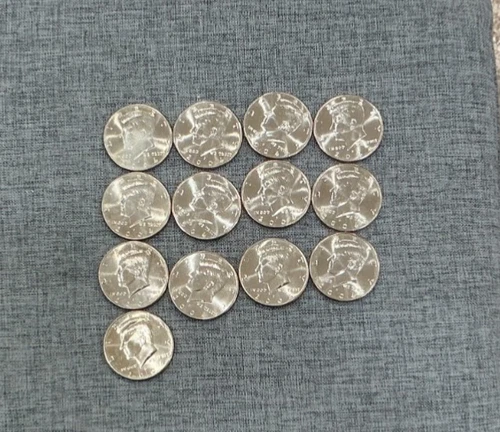 2004 P & D Partial Rolls Uncirculated Kennedy Half Dollars-P(13), D (13)