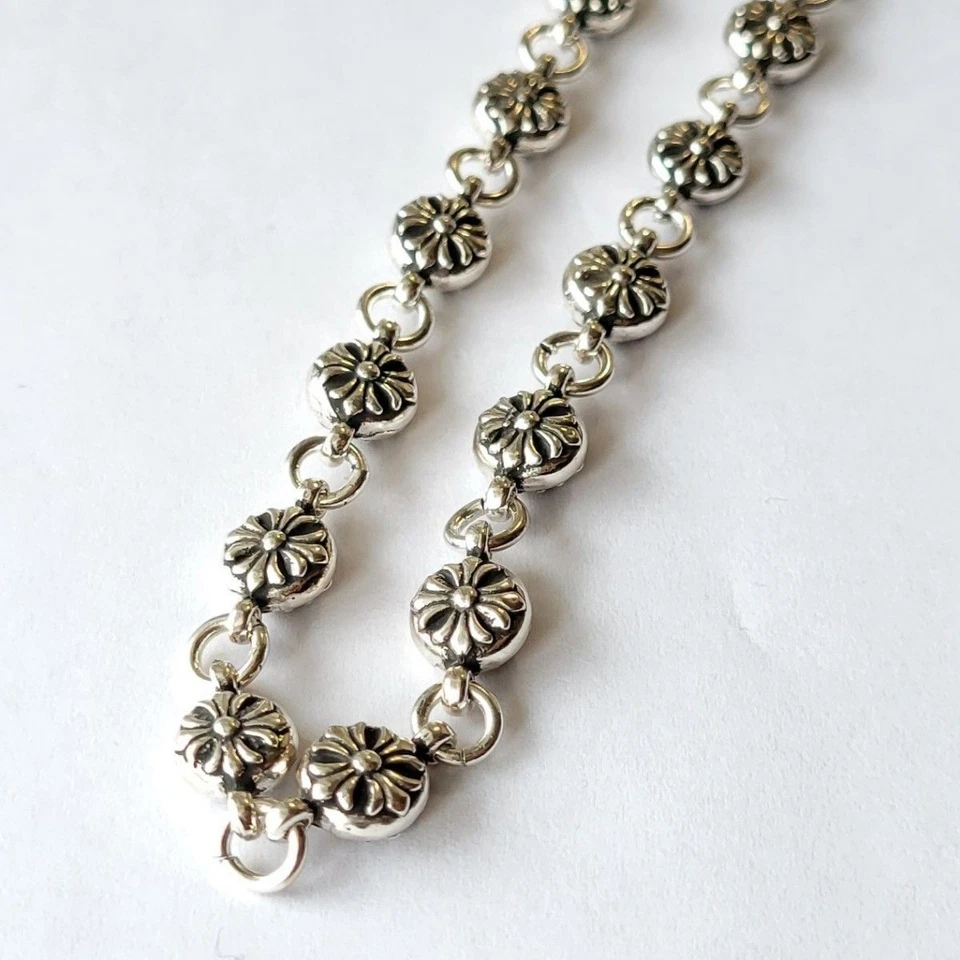 Cadena Cartera Plata 925 con Cruz Grabado Como Nueva Foto 4 de 4