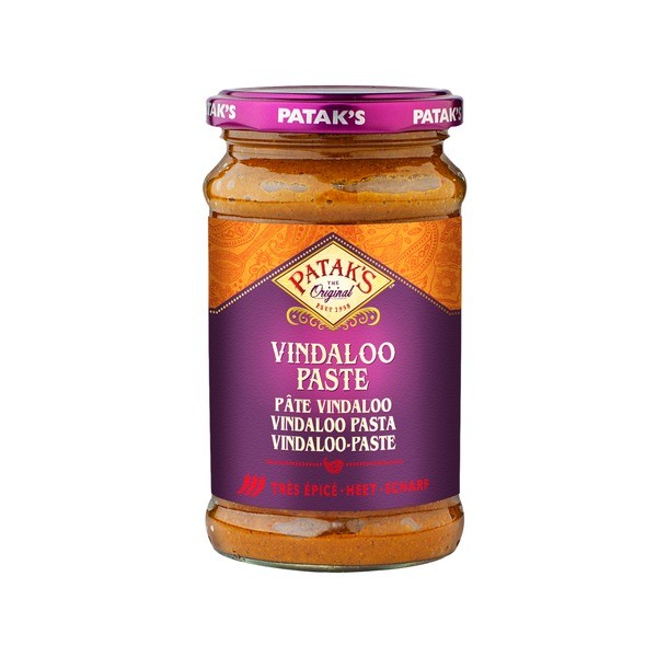 PATAK'S Vindaloo Paste 283 g Soße Scharf Sauce soße Gewürzpaste