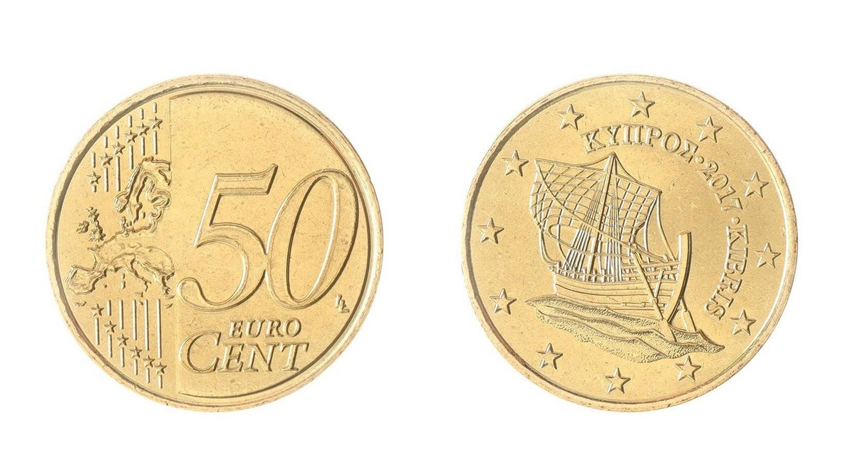 Cyprus 50 Euro Cents, 2008-2021, KM #83, Mint X 10 PCS | eBay
