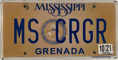 Vanity MISS CRGR CARGAR CR GR licence plate Revenue Growth Rate Car Credit Grade