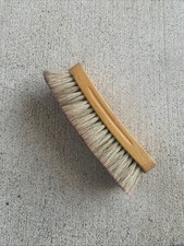 Vintage Delmar 133 100 Horsehair Shoe Shine Brush Wood Handle No. 81