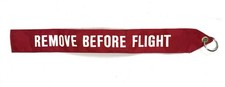 Original U.S. Military Air Force, Navy, Marines "REMOVE BEFORE FLIGHT" Streamer