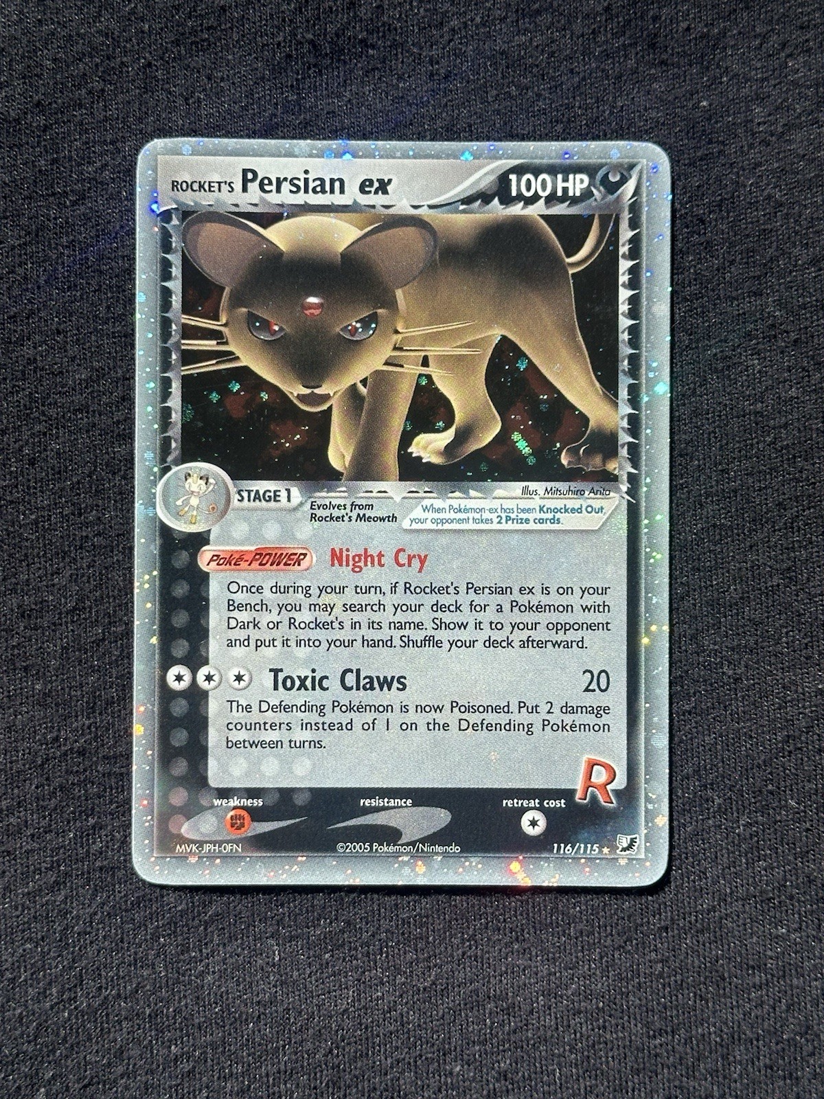 Rocket's Persian ex Unseen Forces Holo 116/115 (NM)