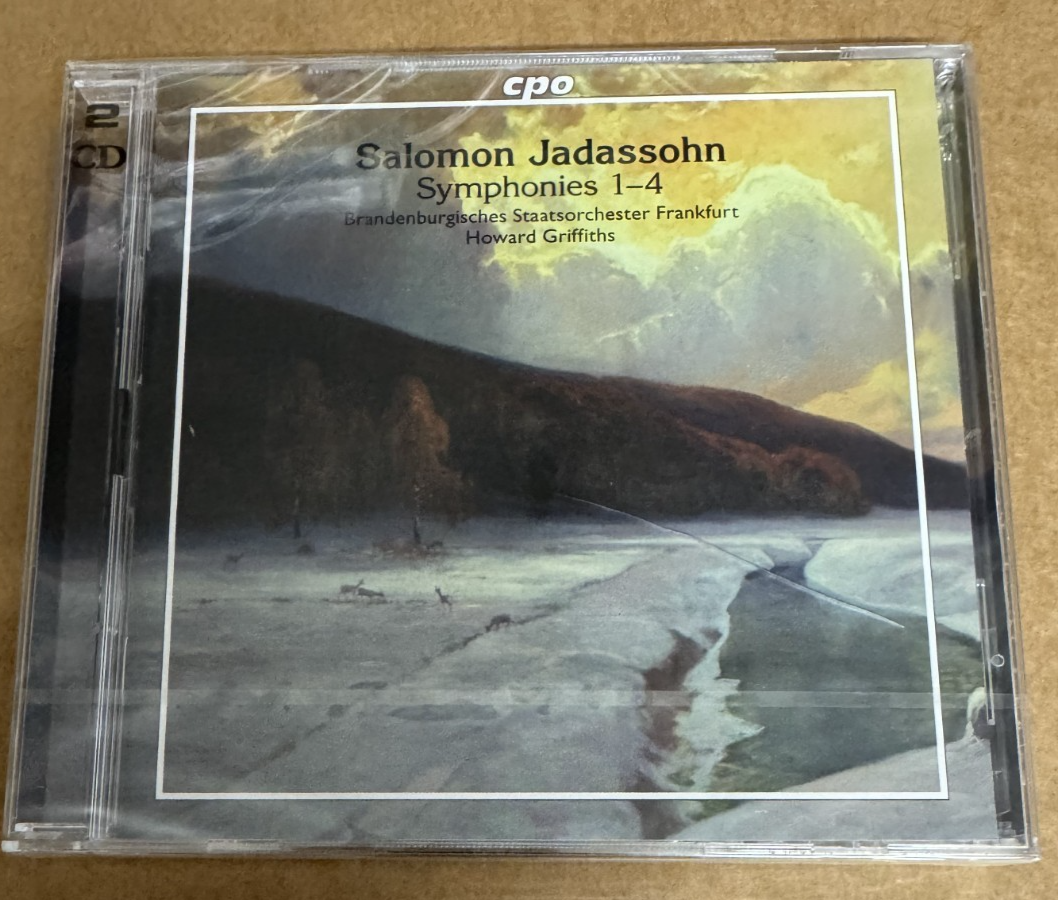 Salomon Jadassohn - Symphonies Howard Griffiths  NEW CD
