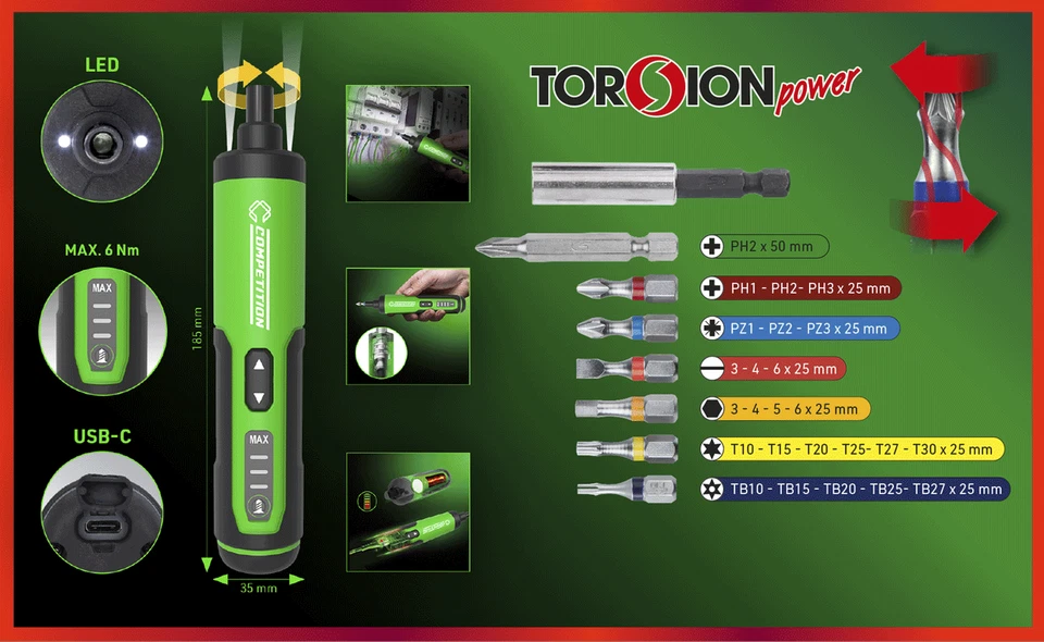 KS TOOLS COMPETITION Adventskalender mit Akku-Stabschrauber-Satz und Torsions... - Bild 3 von 4