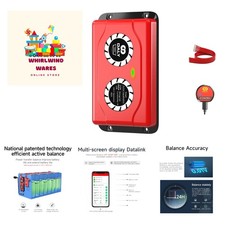 Smart Active Balancer 16S 1A for LiFePO4 Li-ion - Bluetooth Battery Equalizer