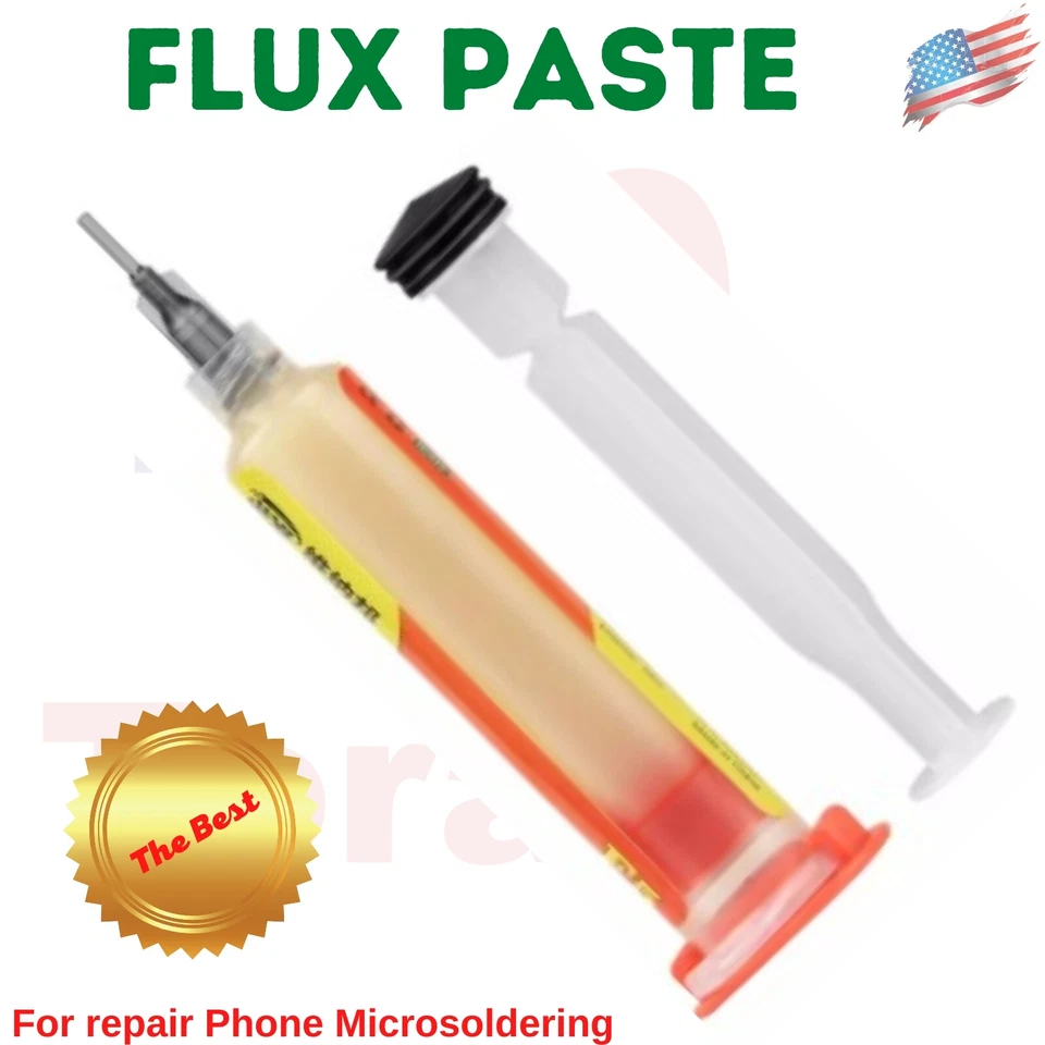 Pasta fundente WNB 10cc fundente de soldadura sin plomo + agujas pasta de soldadura sin limpieza PCB EE. UU. Foto 2 de 3