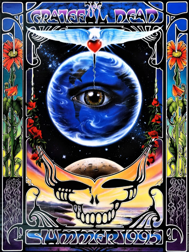 1995 GRATEFUL DEAD CONCERT POSTER PRINT WALL ART SIZE 11 X 17in | eBay