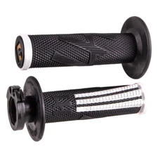 Odi V2 Emig Pro MX Lock-On Grips Black/White H36EPBW