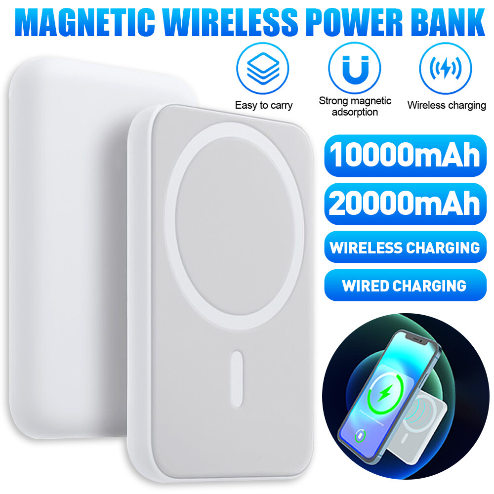 Cargador Magnetico Inalambrico Rapida Portatil De Bateria 15W Para iPhone 14 13