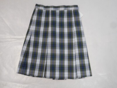 Girls Donald's Multi-Color Plaid Skirt Regular Sizes 10 - 16