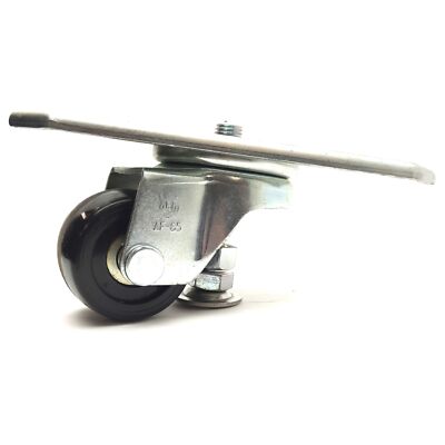 Yuei AF-65 Caster with Adjuster Foot Swivel, 250daN Max Load, Nylon Wheel