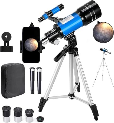 Telescope for Adults &Beginners,70mm Aperture 400mm AZ Mount with BL40070_S - Picture 1 of 7