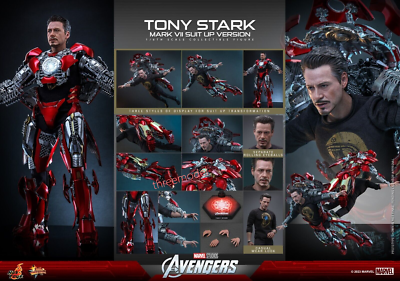 Hot Toys MMS718 1/6 Avengers Tony Stark Mark 7 Suit Up Ver. Normal